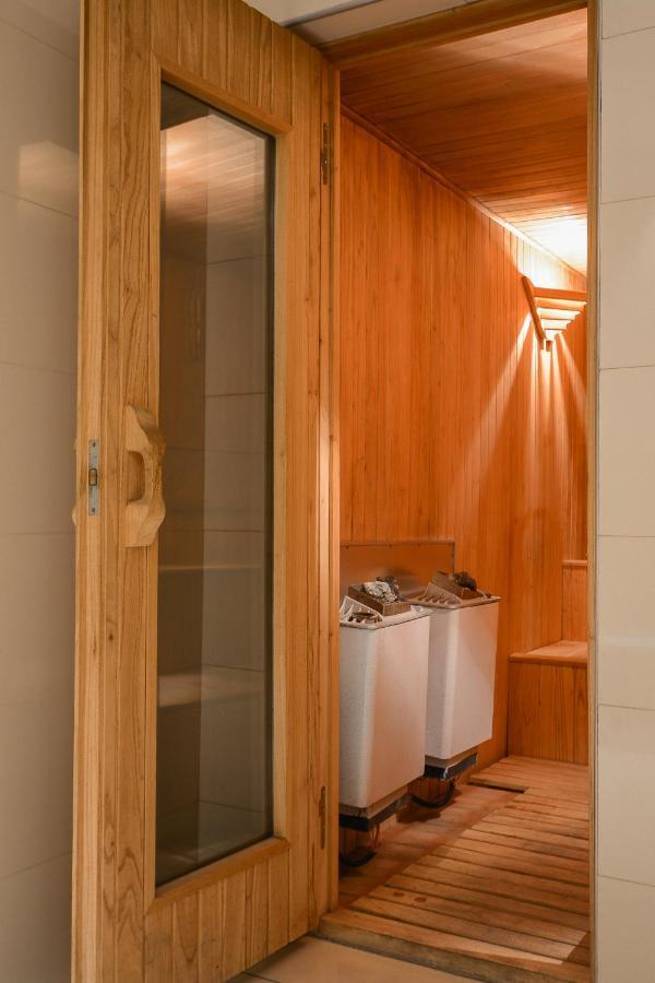 Diplomatichotel Mendoza Kültér fotó A modern Finnish sauna
